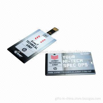 USB Credit Cards with Up to 32GB Capacity, OEM and ODM Orders Welcomed and PayPal Accepted